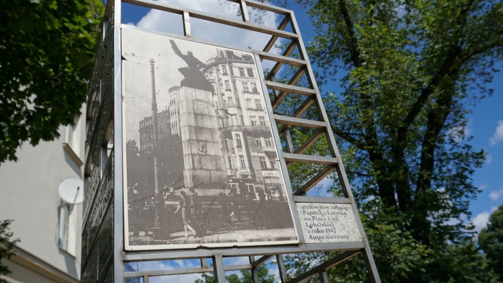 Oryginalna fotografia Pomnika Lotnika w Warszawie